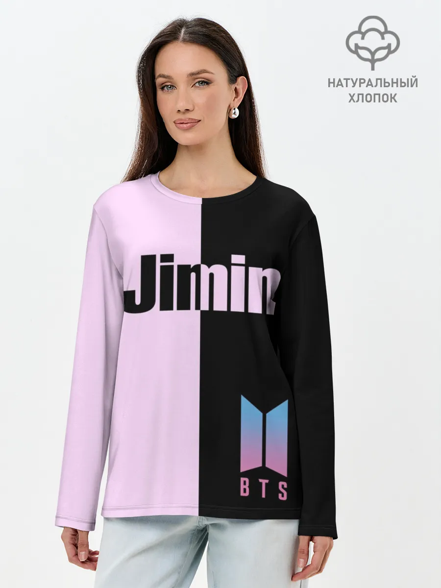 Лонгслив женский. Хлопок / BTS Jimin