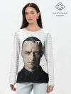 Лонгслив женский. Хлопок / Сплит