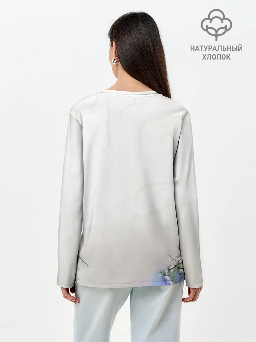 Лонгслив женский. Хлопок / Накано