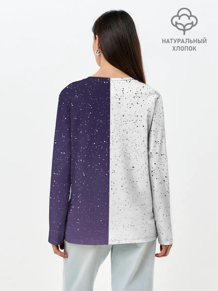 Лонгслив женский. Хлопок / BTS STARS