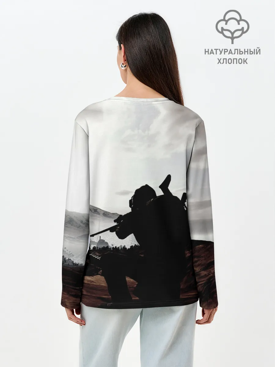 Лонгслив женский. Хлопок / CS:GO