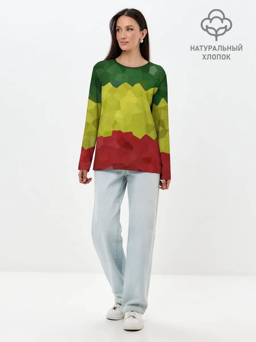 Лонгслив женский. Хлопок / Эфиопия