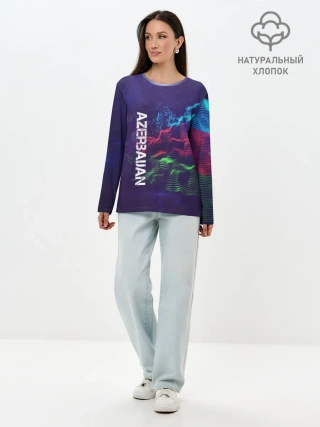 Лонгслив женский. Хлопок / ,Azerbaijan