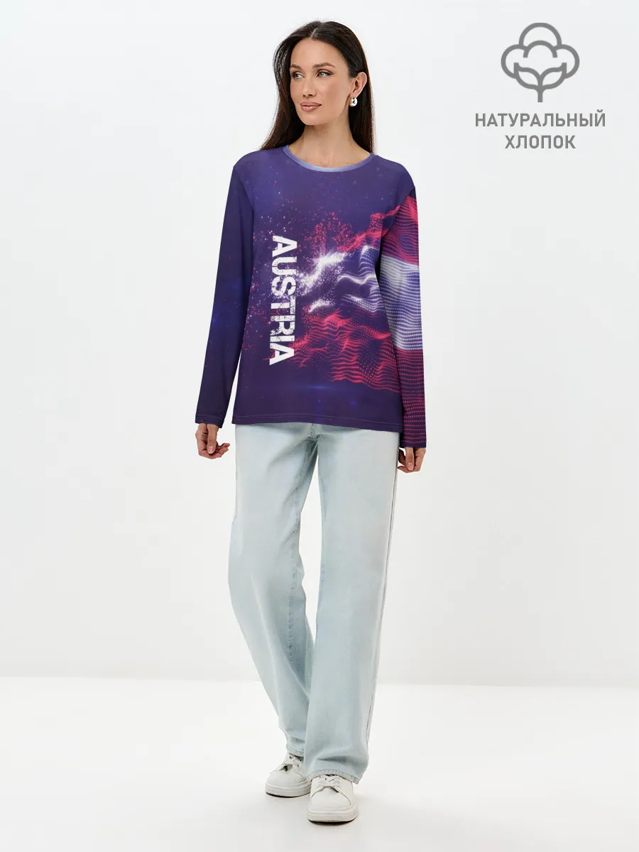 Лонгслив женский. Хлопок / Austria