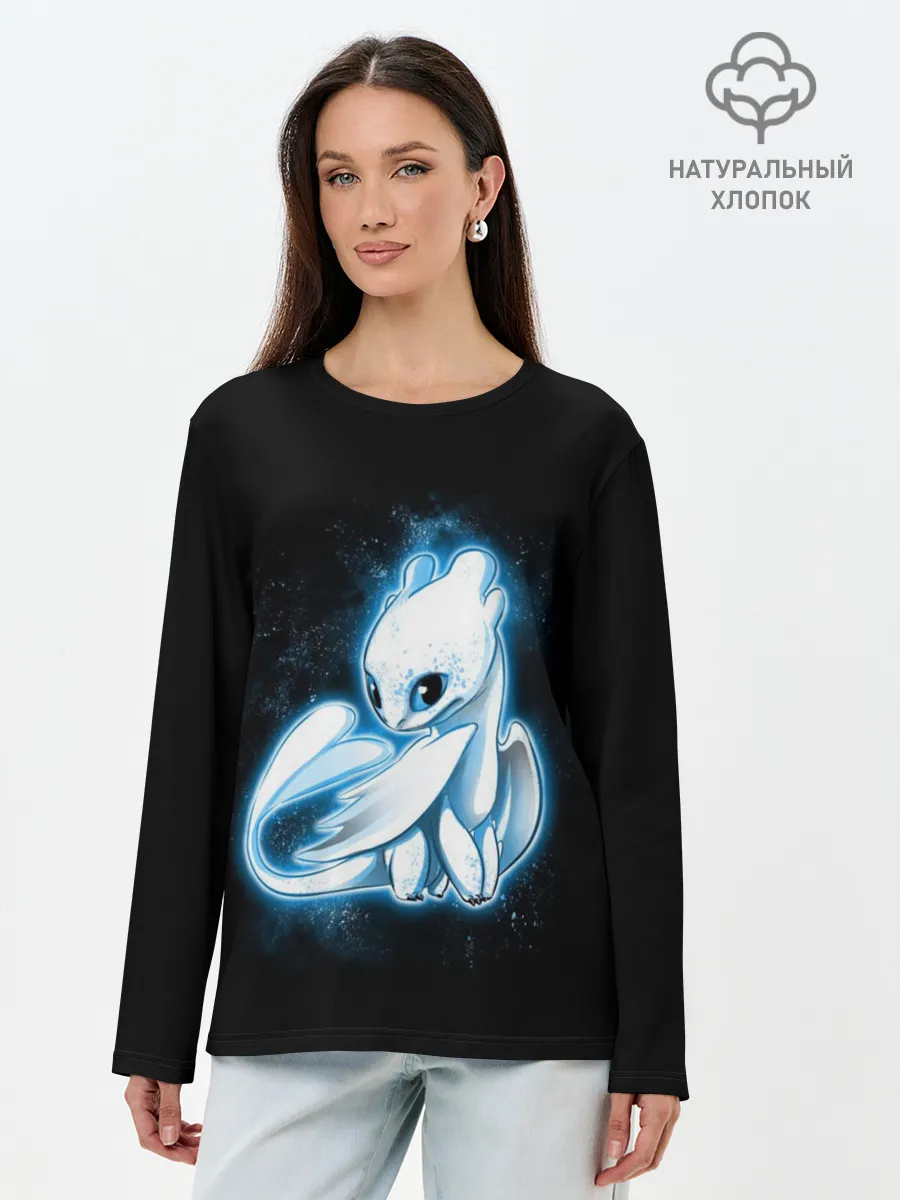 Лонгслив женский. Хлопок / Фурия