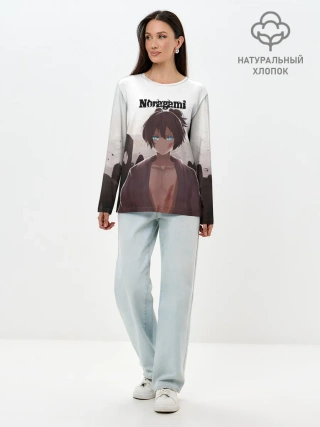 Лонгслив женский. Хлопок / NORAGAMI Yato
