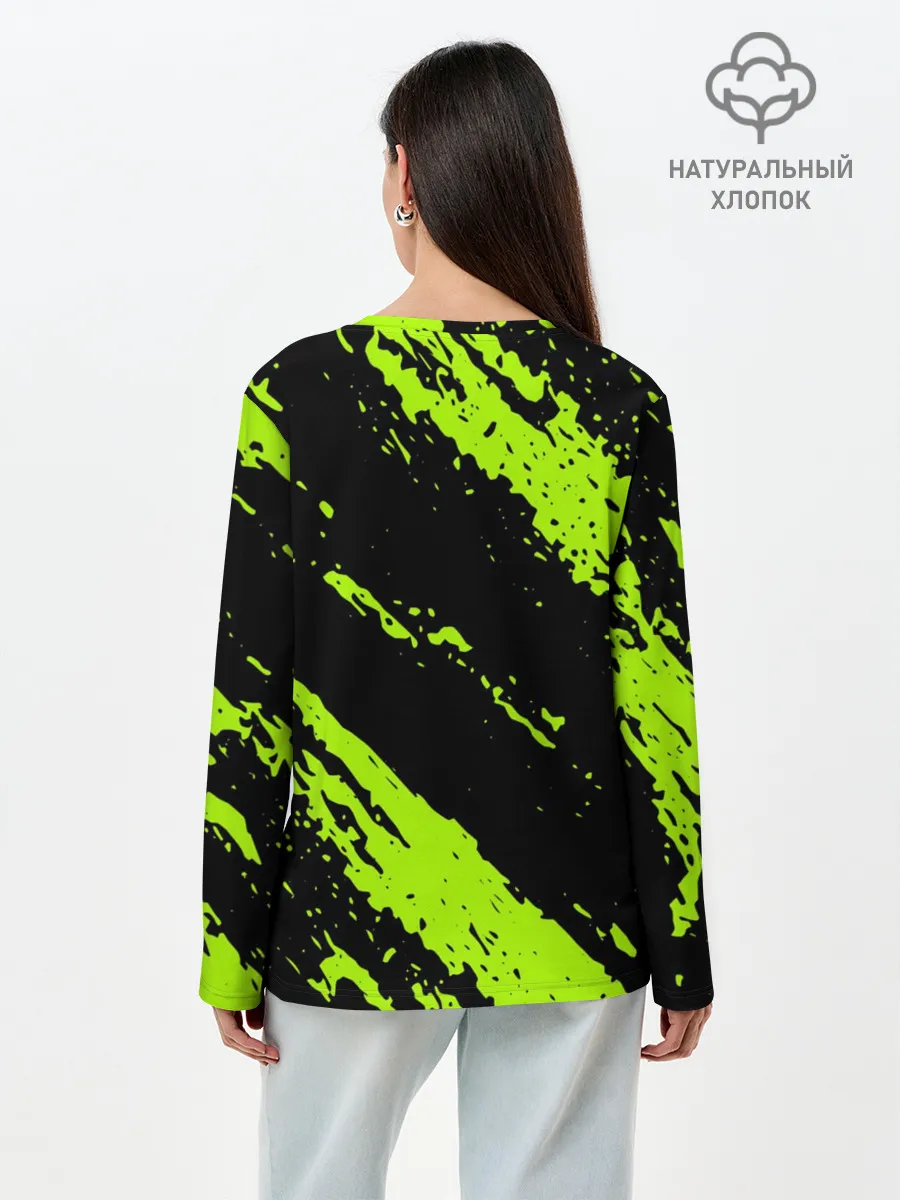 Лонгслив женский. Хлопок / Как приручить дракона