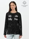 Лонгслив женский. Хлопок / SALLY FACE Eyes