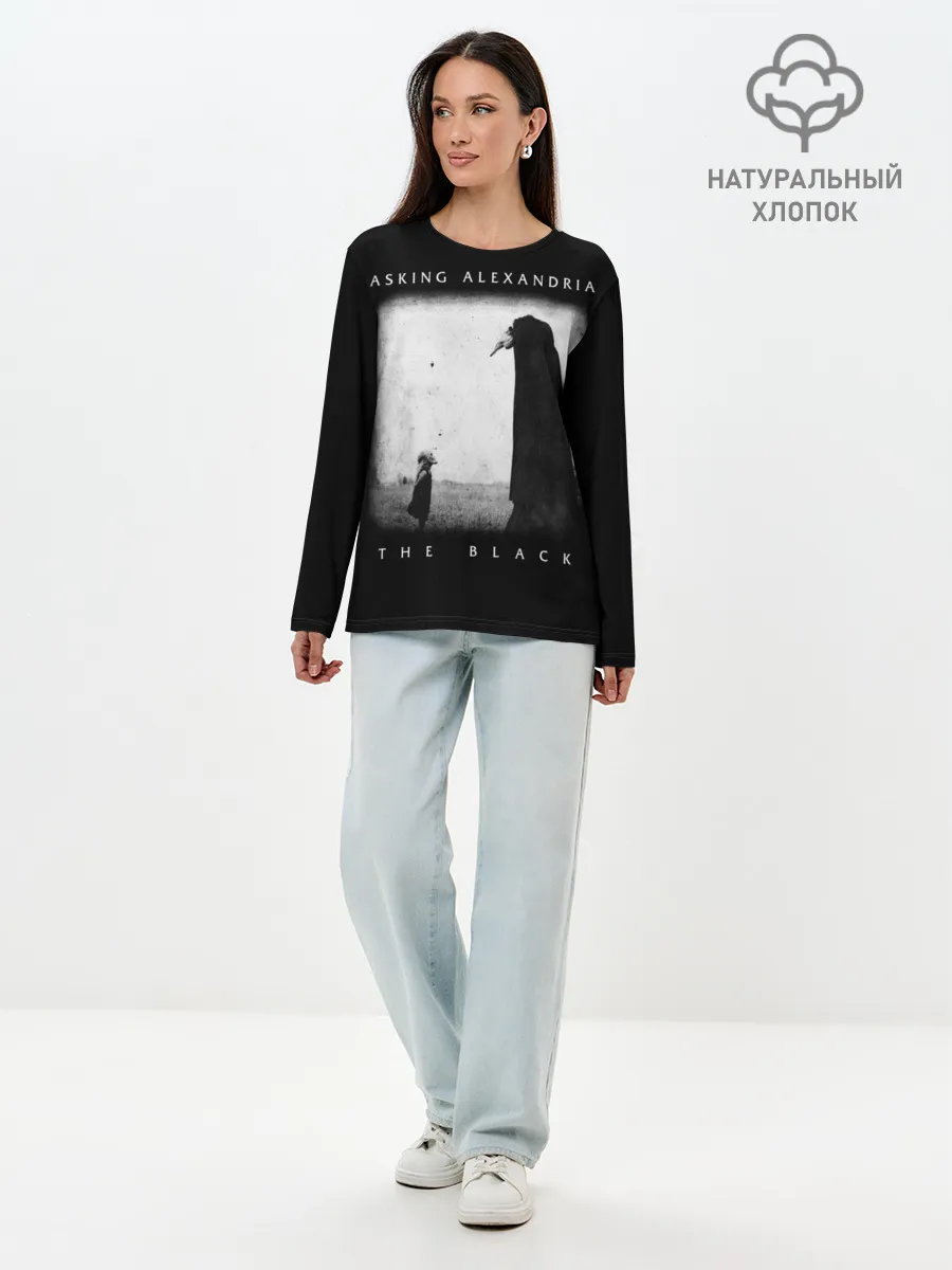 Лонгслив женский. Хлопок / Asking Alexandria