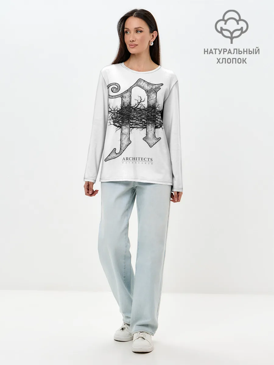 Лонгслив женский. Хлопок / Architects