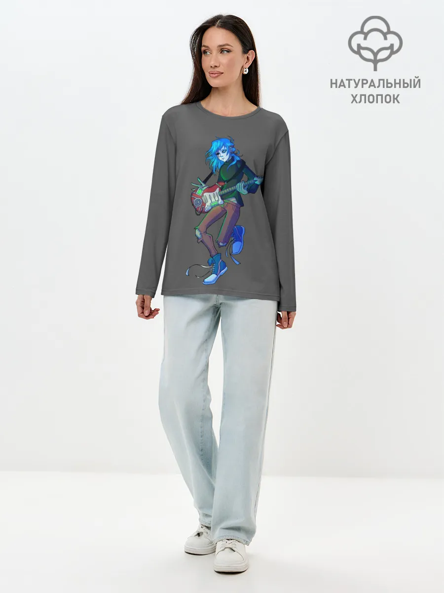 Лонгслив женский. Хлопок / Sally Face