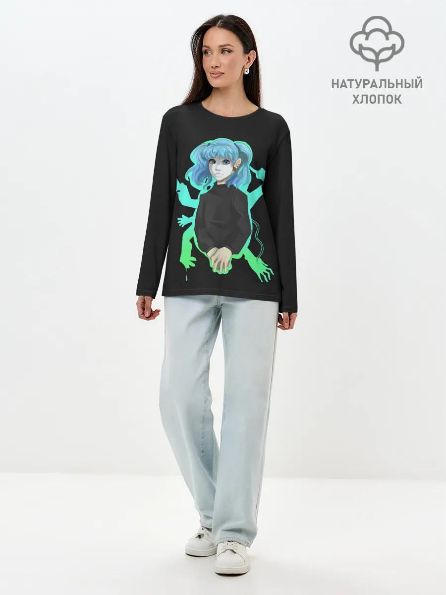 Лонгслив женский. Хлопок / Sally Face