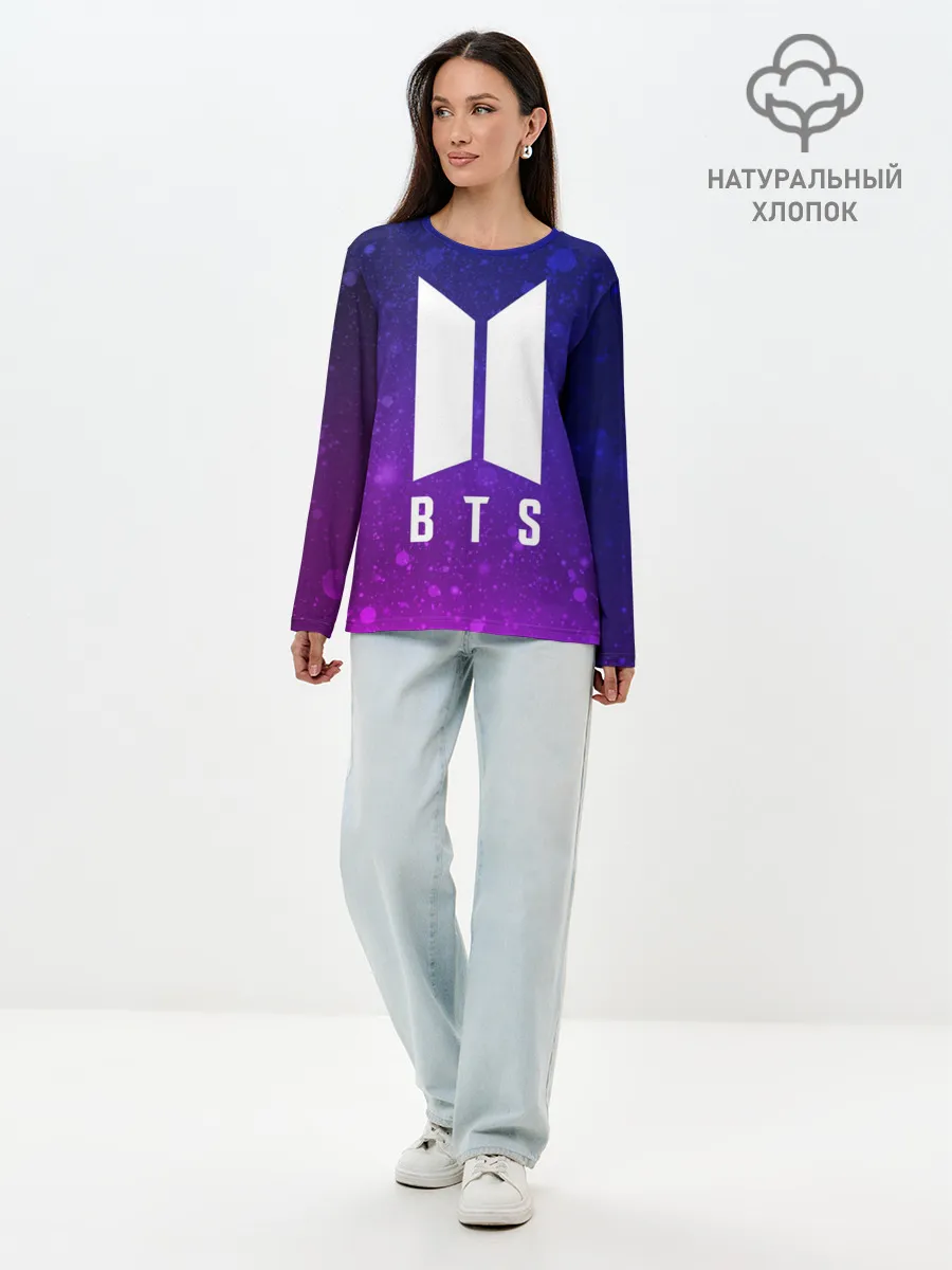 Лонгслив женский. Хлопок / BTS YOURSELF