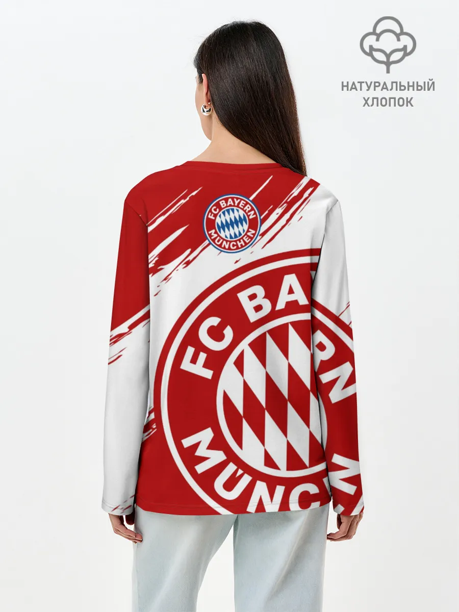 Лонгслив женский. Хлопок / Бавария