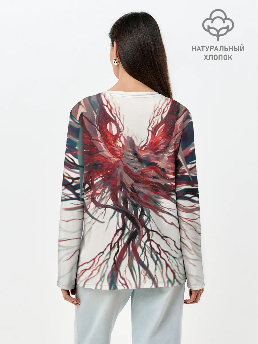 Лонгслив женский. Хлопок / Гуль