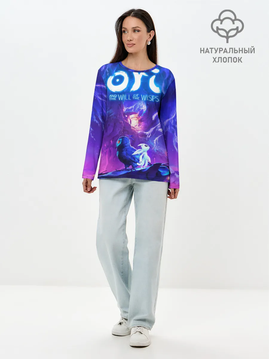 Лонгслив женский. Хлопок / Ori - And The Will Of The Wisp