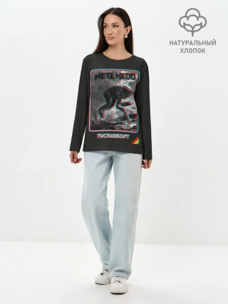 Лонгслив женский. Хлопок / Bandersnatch