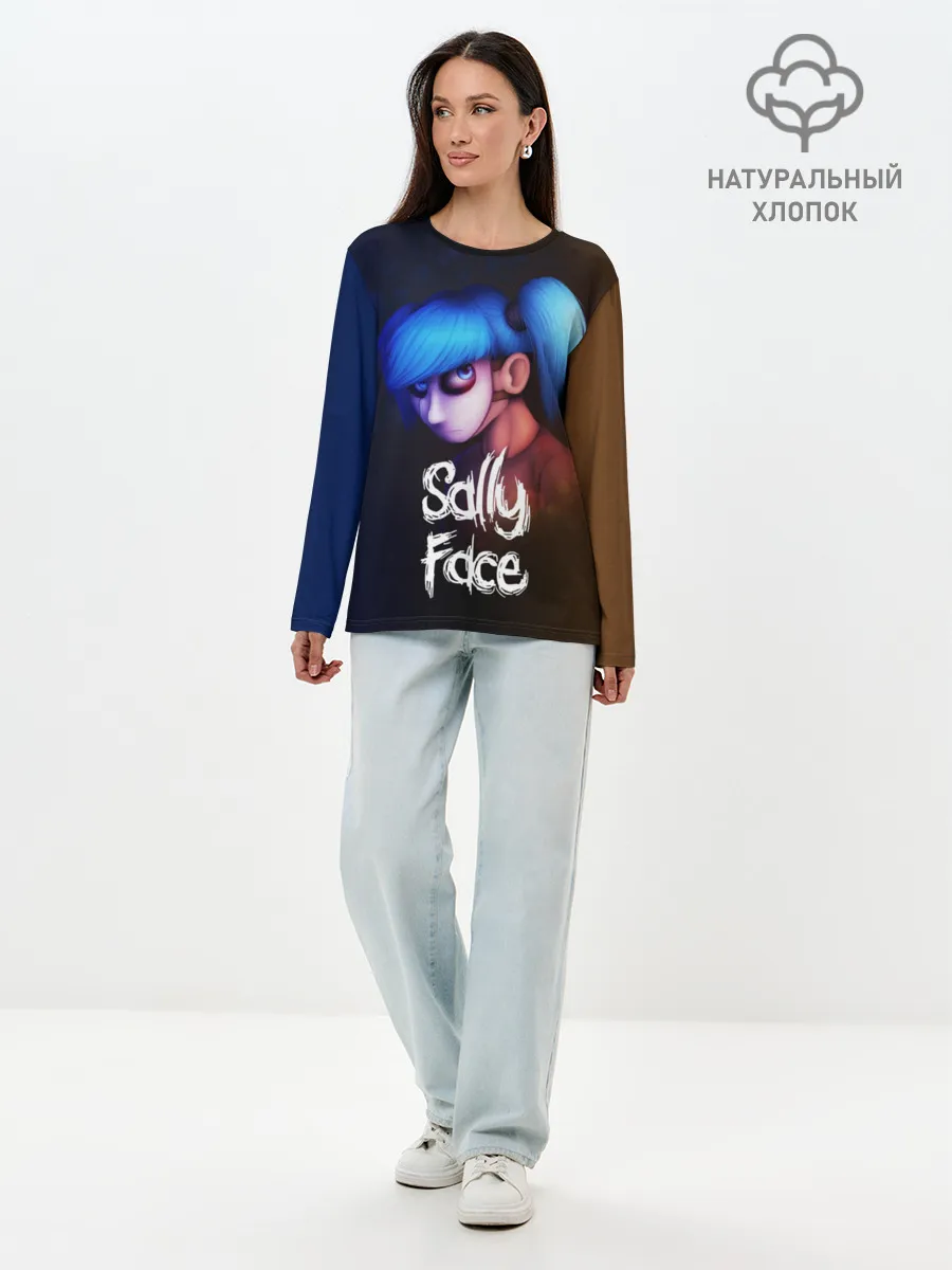 Лонгслив женский. Хлопок / SALLY FACE