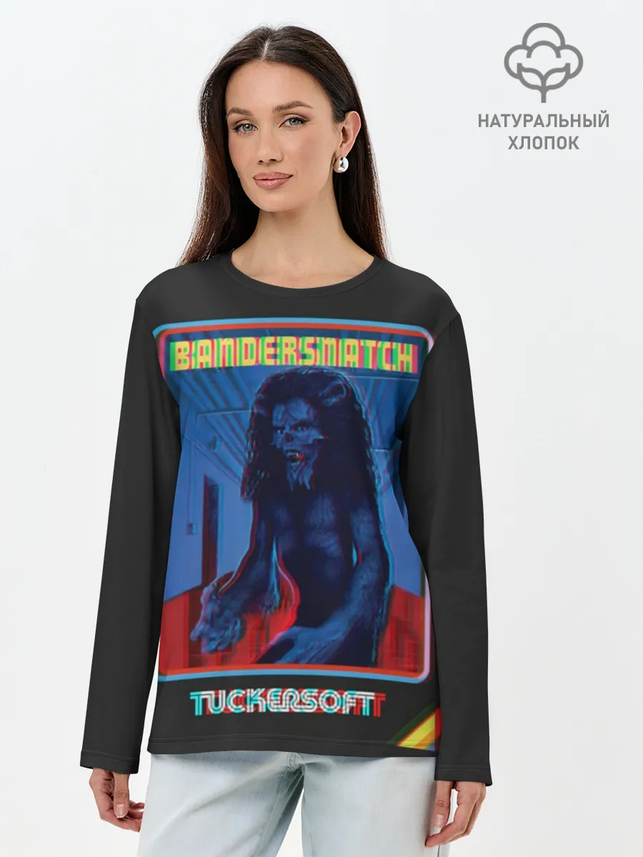 Лонгслив женский. Хлопок / Bandersnatch