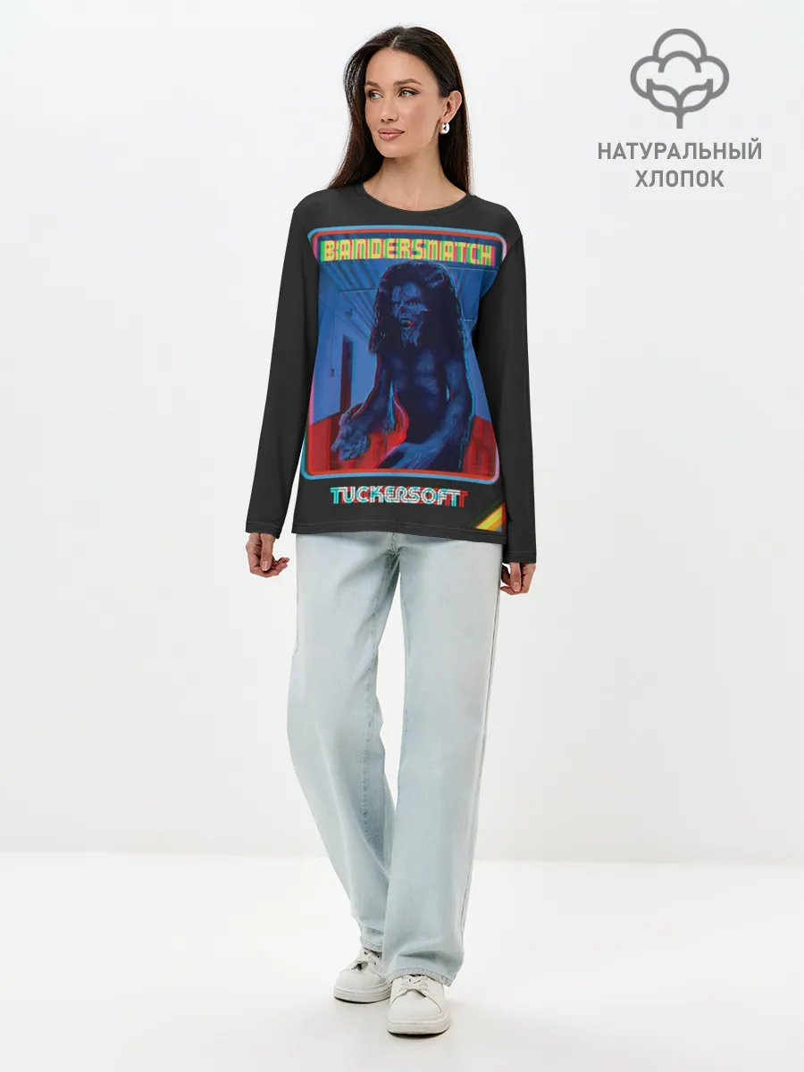 Лонгслив женский. Хлопок / Bandersnatch