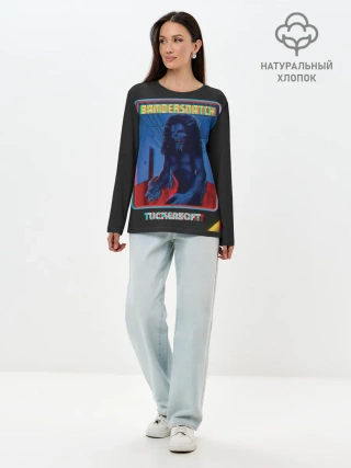 Лонгслив женский. Хлопок / Bandersnatch