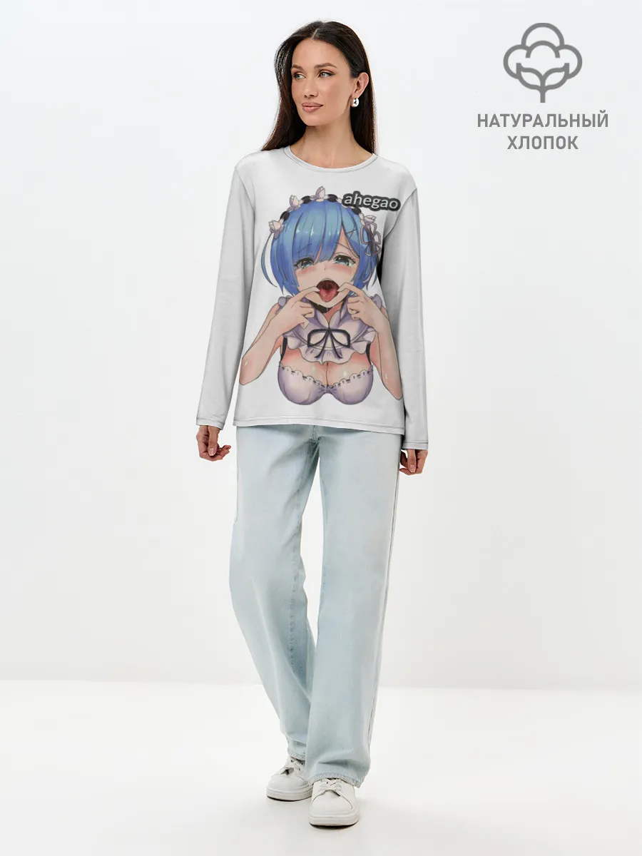 Лонгслив женский. Хлопок / AHEGAO
