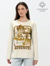 Лонгслив женский. Хлопок / Science