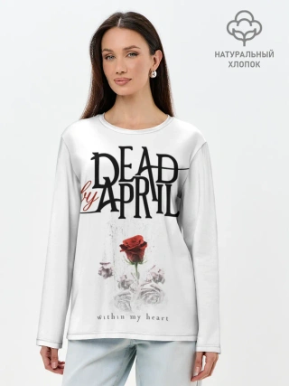 Лонгслив женский. Хлопок / Dead by April