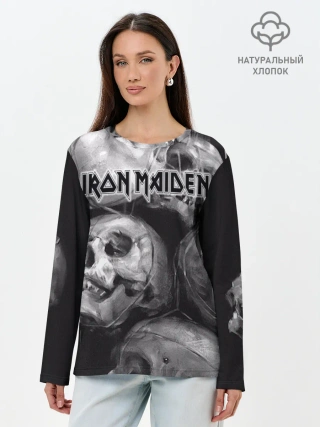 Лонгслив женский. Хлопок / Iron Maiden