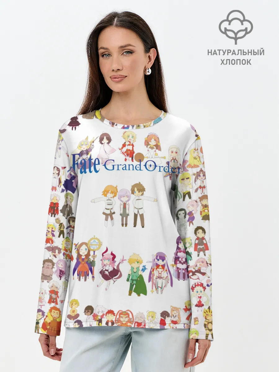 Лонгслив женский. Хлопок / FGO