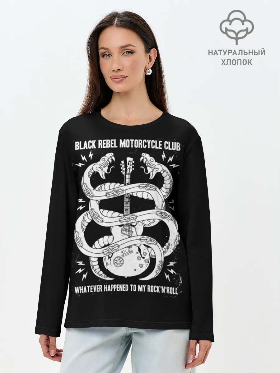 Лонгслив женский. Хлопок / Black Rebel Motorcycle Club