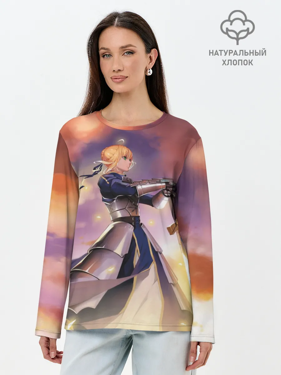 Лонгслив женский. Хлопок / Великий приказ