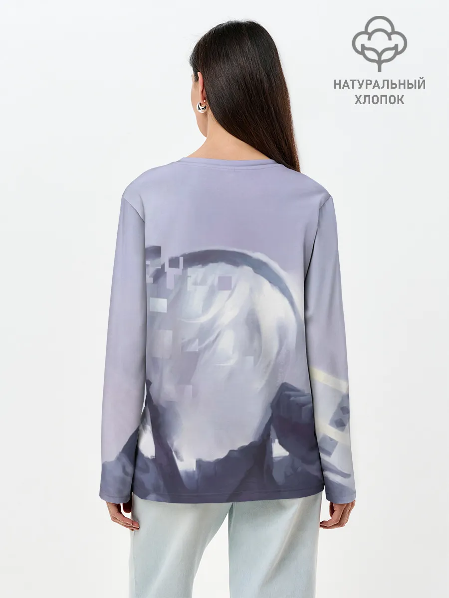 Лонгслив женский. Хлопок / NieR: Automata