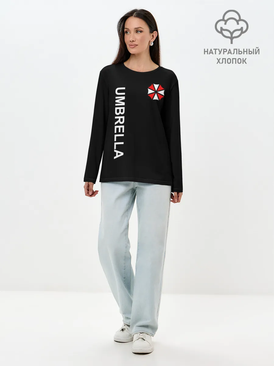 Лонгслив женский. Хлопок / UMBRELLA CORP