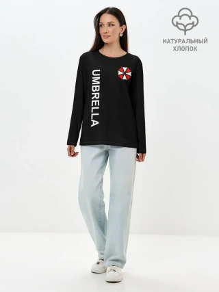 Лонгслив женский. Хлопок / UMBRELLA CORP