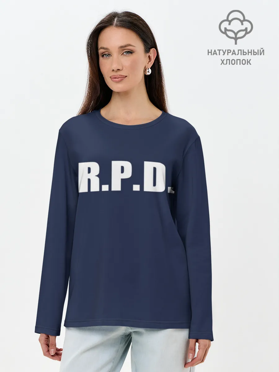 Лонгслив женский. Хлопок / R.P.D. LEON S.KENNEDY