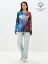 Лонгслив женский. Хлопок / Metro Fire
