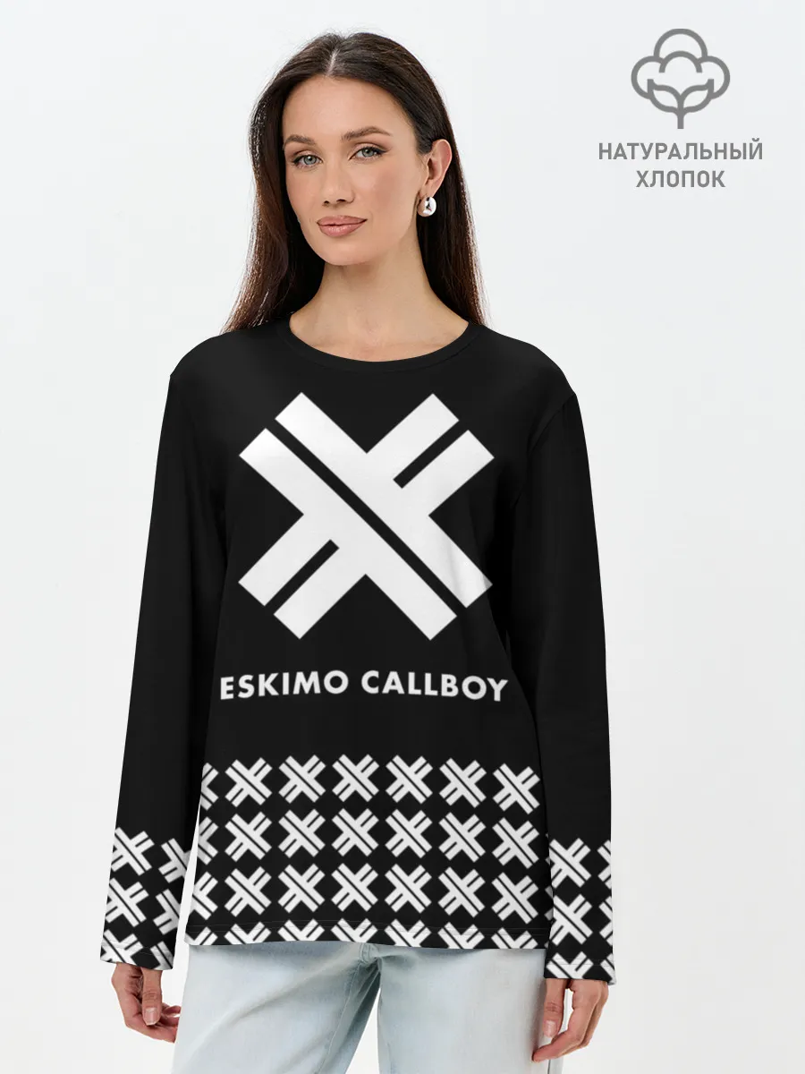 Лонгслив женский. Хлопок / Eskimo Callboy