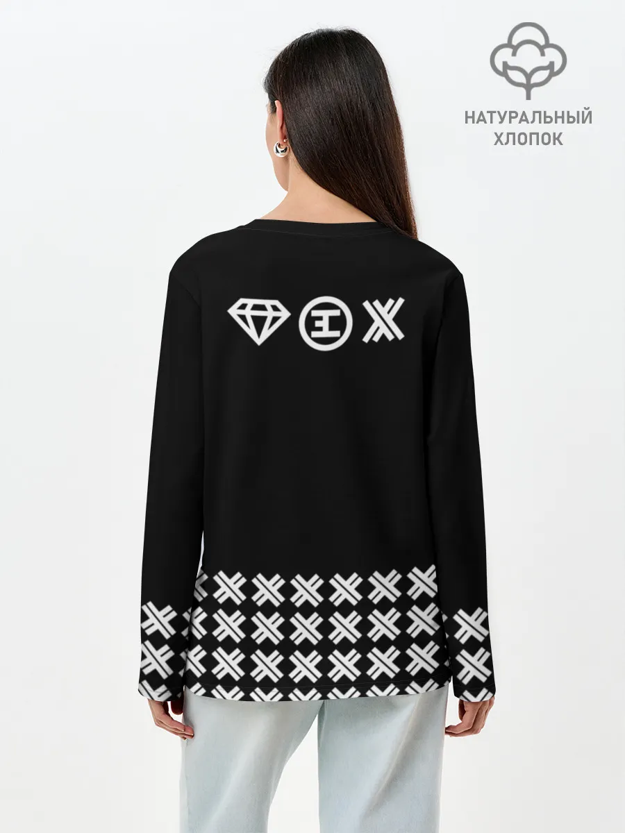 Лонгслив женский. Хлопок / Eskimo Callboy