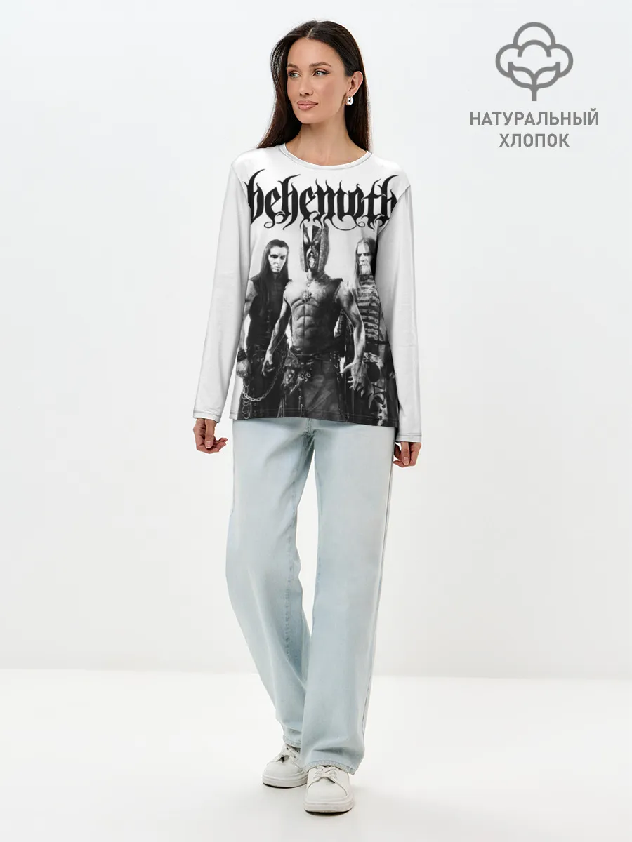 Лонгслив женский. Хлопок / Behemoth