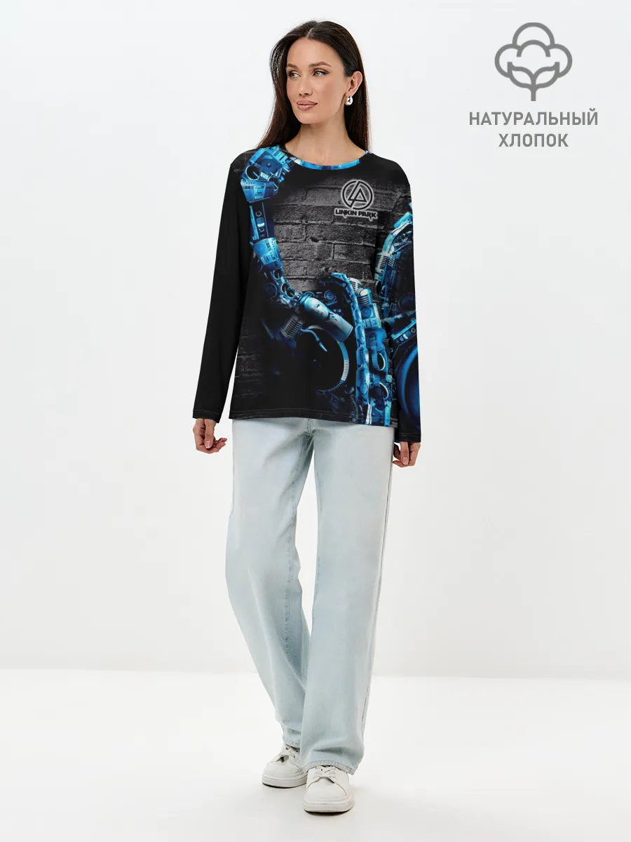Лонгслив женский. Хлопок / Linkin Park
