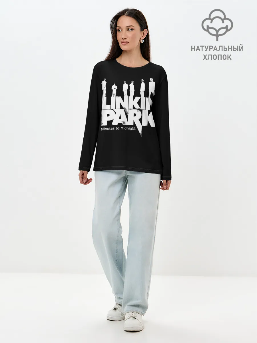 Лонгслив женский. Хлопок / LINKIN PARK | ЛИНКИН ПАРК
