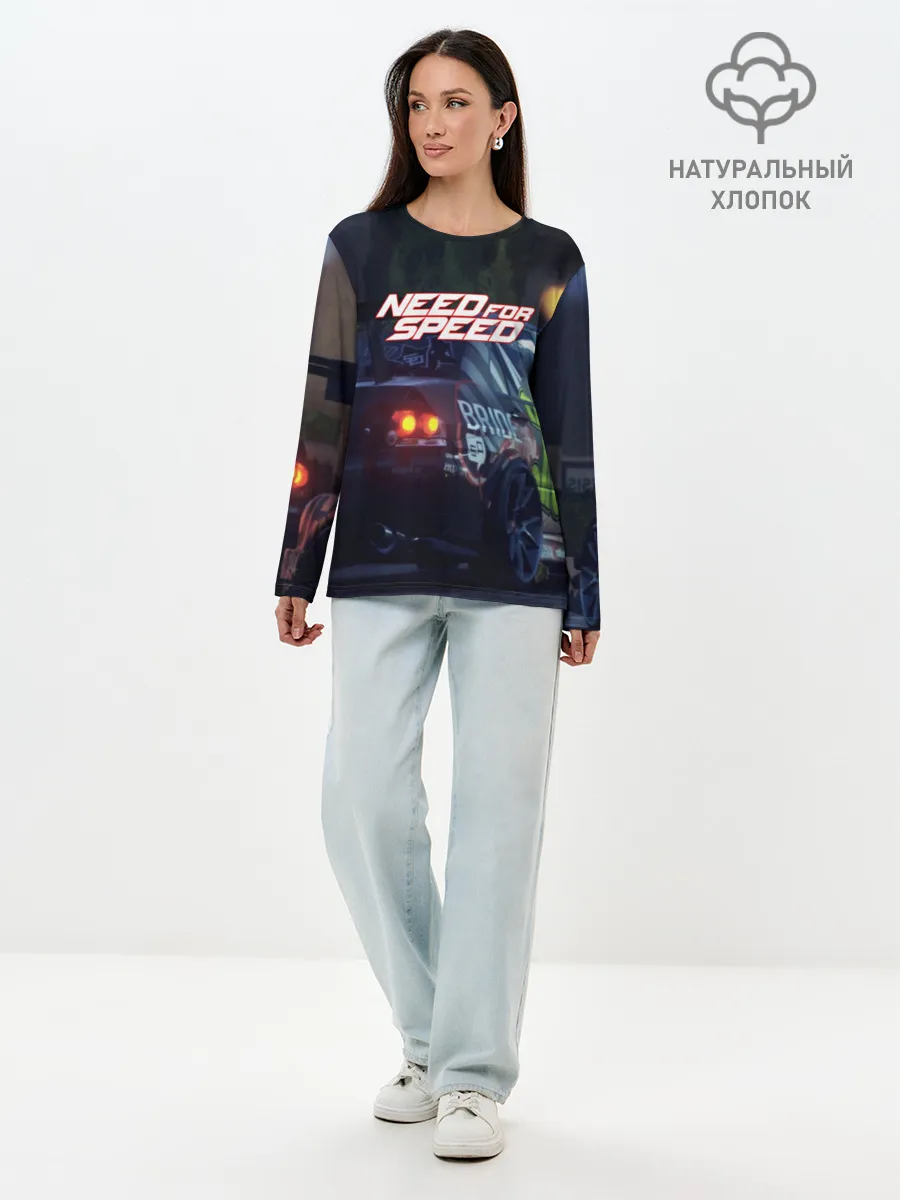 Лонгслив женский. Хлопок / NFS