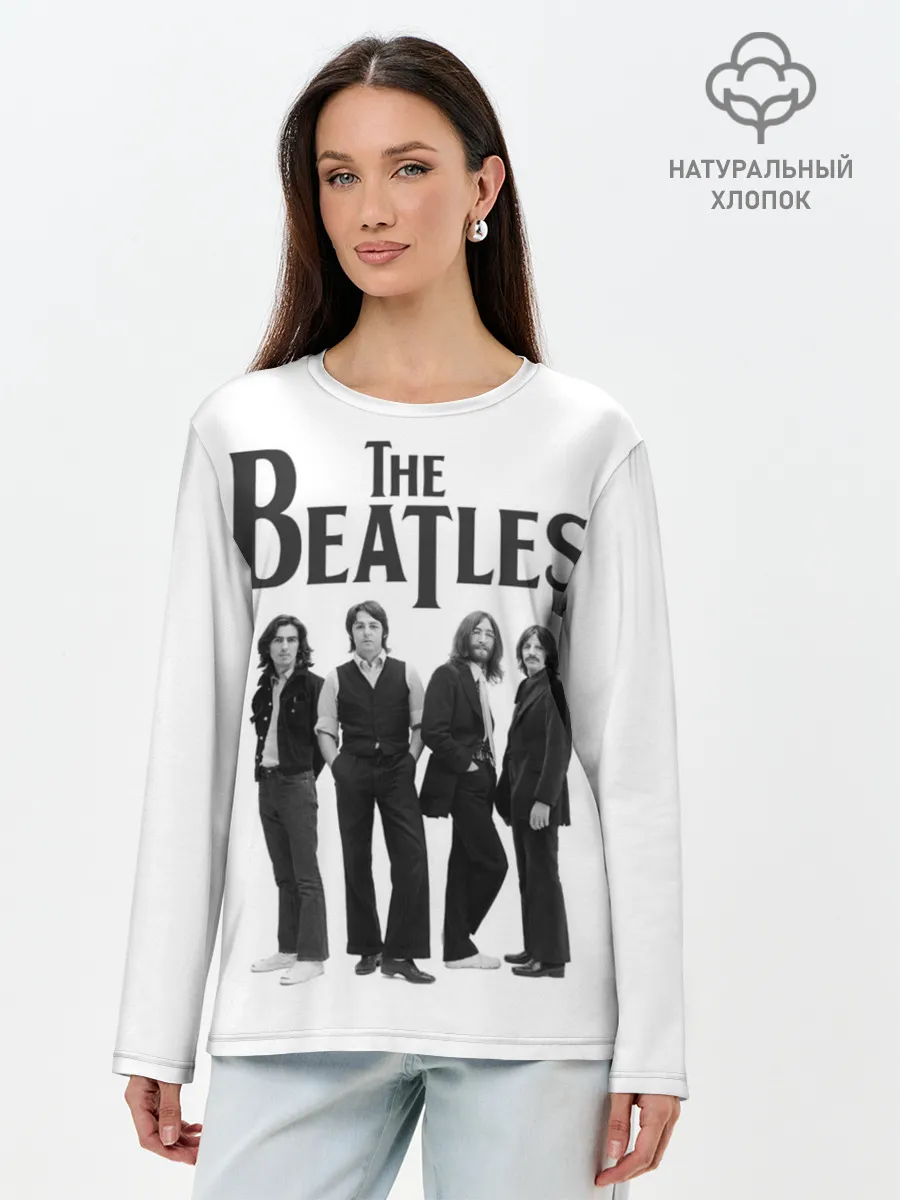 Лонгслив женский. Хлопок / The Beatles