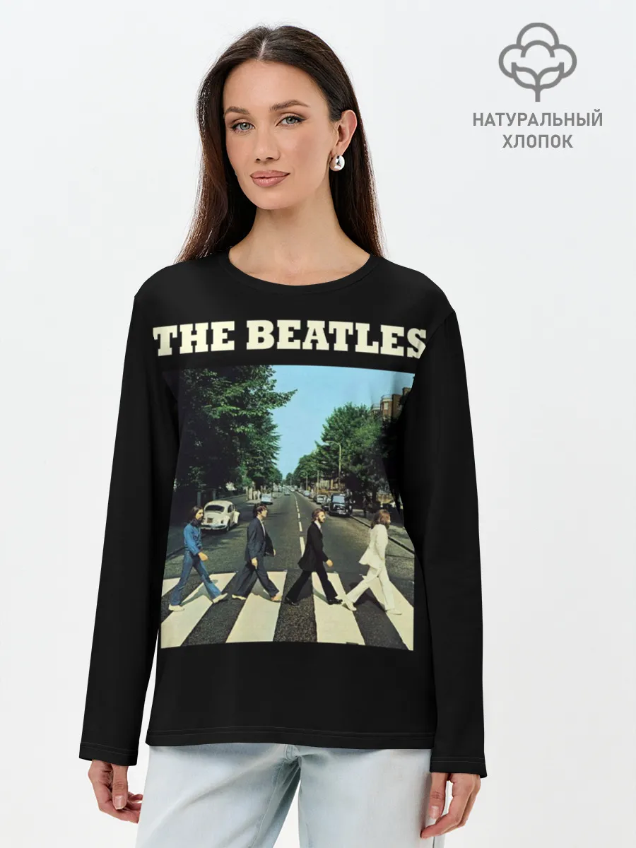 Лонгслив женский. Хлопок / The Beatles