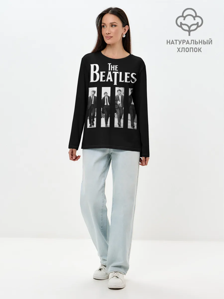 Лонгслив женский. Хлопок / The Beatles