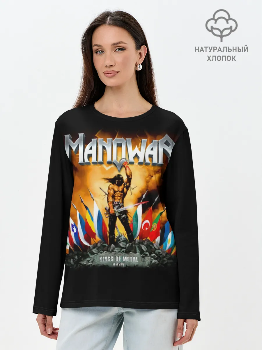 Лонгслив женский. Хлопок / Manowar