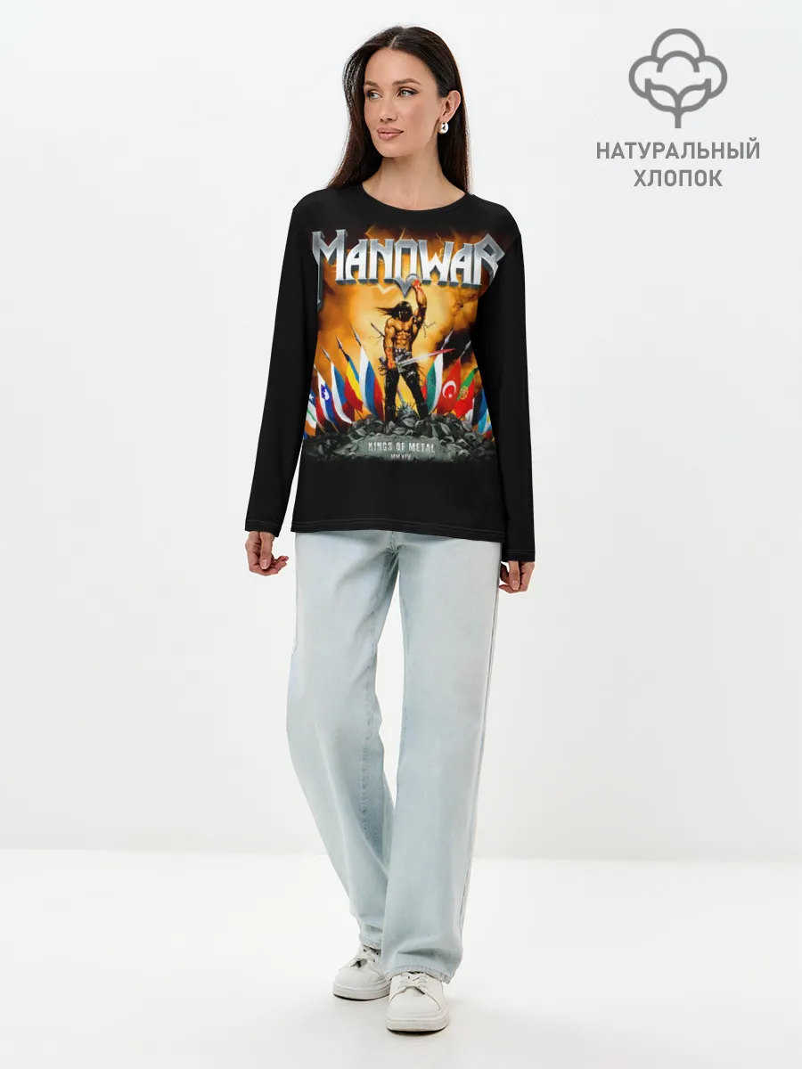 Лонгслив женский. Хлопок / Manowar