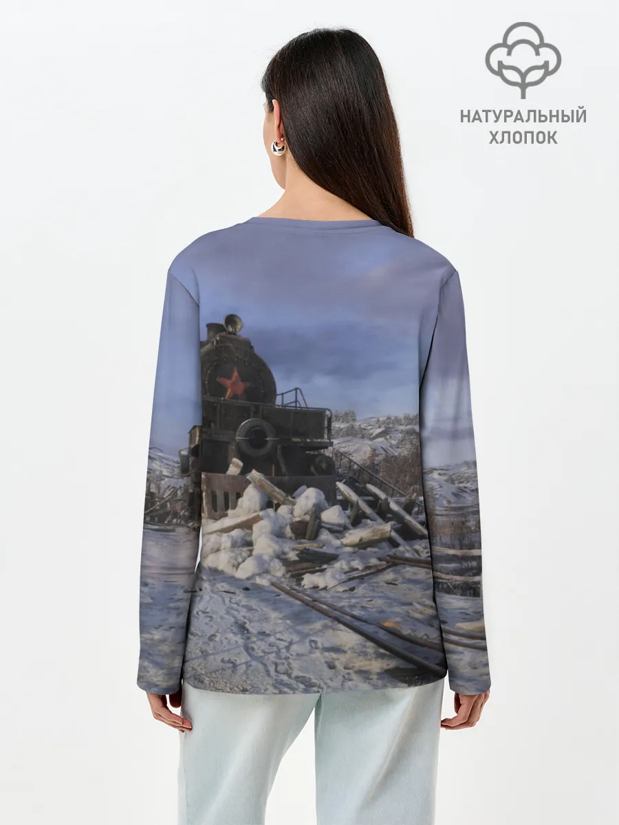 Лонгслив женский. Хлопок / Исход
