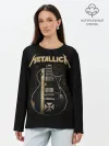Лонгслив женский. Хлопок / Metallica